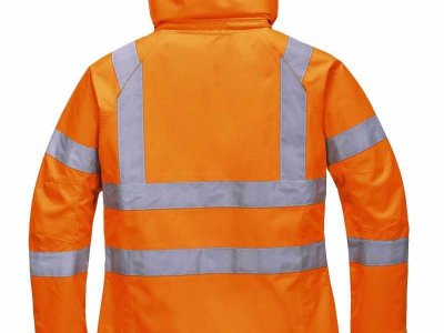 Damska kurtka ochronna ostrzegawcza i paroprzepuszczalna pomarańczowa LW70 3